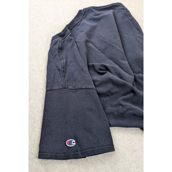 Champion Yale University Blue T-shirt Large Cotton Short Sleeve Distressed - Picture 10 of 10